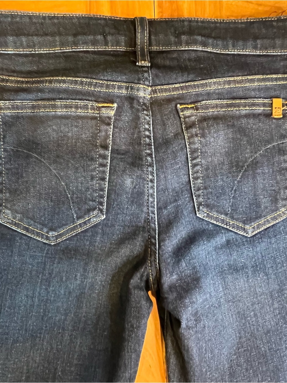 Joe's Jeans Skinny Ankle Dark Indigo Wash Denim Blue Jeans W27 EUC - Picture 7 of 8